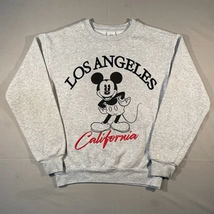 Disney Mickey Mouse Los Angeles California Lined Sweatshirt Women’s Size XS - Picture 1 of 9
