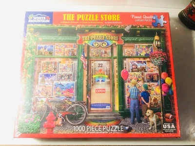 Rompecabezas White Mountain The Puzzle Store 1000 piezas 24 x 30 NUEVO SELLADO Foto 1 de 2