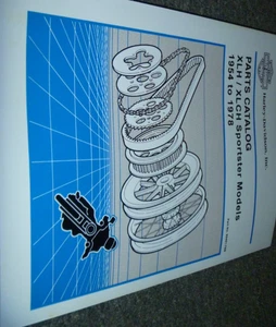 1975 Harley Davidson XLH XLCH Sportster Motorcycle Parts Catalog 99451-78B xz - Bild 1 von 8