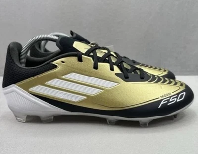 Мужские футбольные бутсы adidas Messi F50 League FG/MG ME размер 11,5 НОВЫЙ IG9274 G/B/W - Изображение 1 из 4