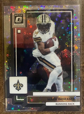 2022 Panini Donruss Optic #141 - Mark Ingram Silver Circles /125 - Saints - Image 1 of 3