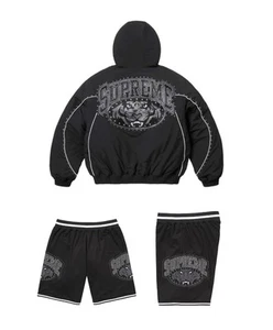 Supreme Studded Stadium Jacket & Short Set “Black” - Small - Picture 1 of 16