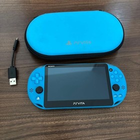 Excellent Sony PlayStation PS Vita PCH-2000 Slim Aqua Blue Model