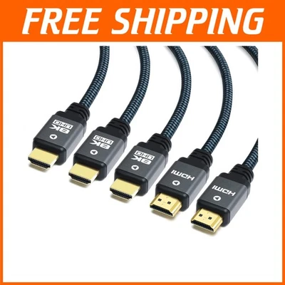 8K HDMI 2.1 Cable 15ft - High Speed 48Gbps for Ultimate Gaming Experience - Image 1 of 4