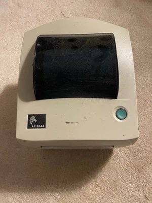 Zebra LP2844 Direct Thermal Label Printer Untested - Image 1 of 3
