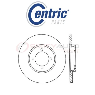 Centric C-TEK Disc Brake Rotor for 1974-1979 Dodge Colt 1.4L 1.6L 2.0L 2.6L xm Foto 1 de 4