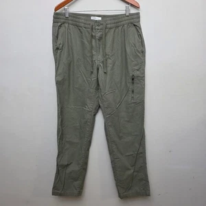 Sonoma Goods For Life Mens Olive Green Casual Pants Drawstring Waist Size L - Picture 1 of 11