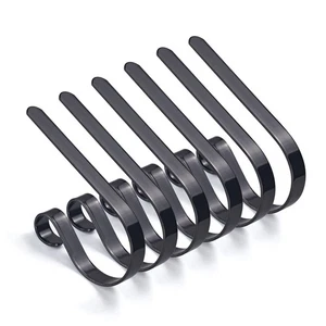 6 StüCk Weihnachtsstrumpfhalter für Kaminsims, Set mit 6 Kaminsims-Dekorhak1866 - Bild 1 von 6