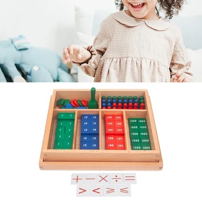 Kids Math Stamp Game Professional Preschool Tool Educational Toys Maths Toy - Image 1 of 4