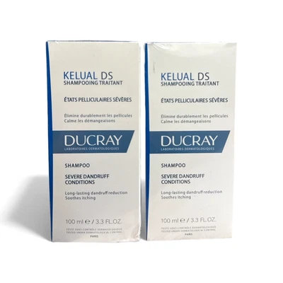 Ducray Kelual DS Shampoo Severe Dandruff Conditions 3.3 oz / 100ml (2 Pack) - Image 1 of 4