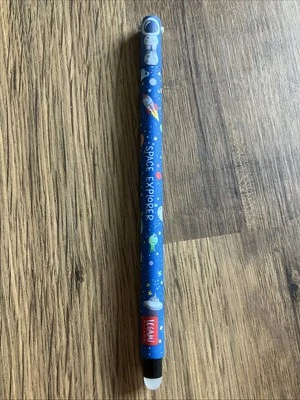 Legami SPACE EXPLORER 🧑‍🚀 0.7mm Erasable Gel, BLACK Ink ( 1 PEN ) DISCONTINUED - Image 1 of 4