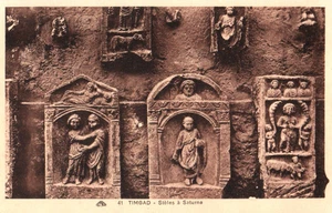 CPA TIMGAD - Stèles à Saturne - Imagen 1 de 2