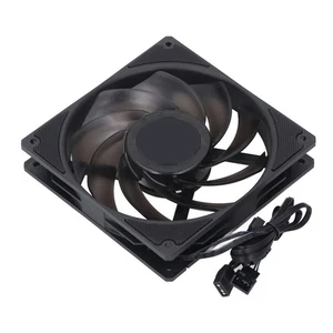 CPU Fan Silicone Pad 4 Pin PWM Reverse 9 Blades Case Cooler Fan 140mm 5V ARGB - Picture 1 of 23