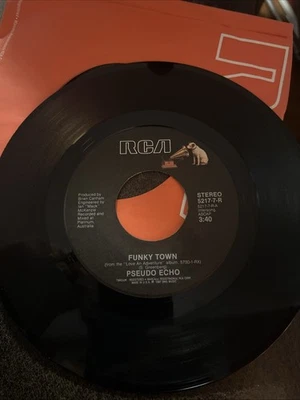 45 RECORD - PSEUDO ECHO - FUNKY TOWN - Image 1 of 4
