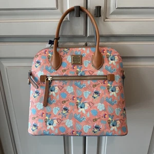 *New Disney Aulani Dooney & Bourke Lilo Stitch Pink Satchel Purse Bag Exclusive - Picture 1 of 8