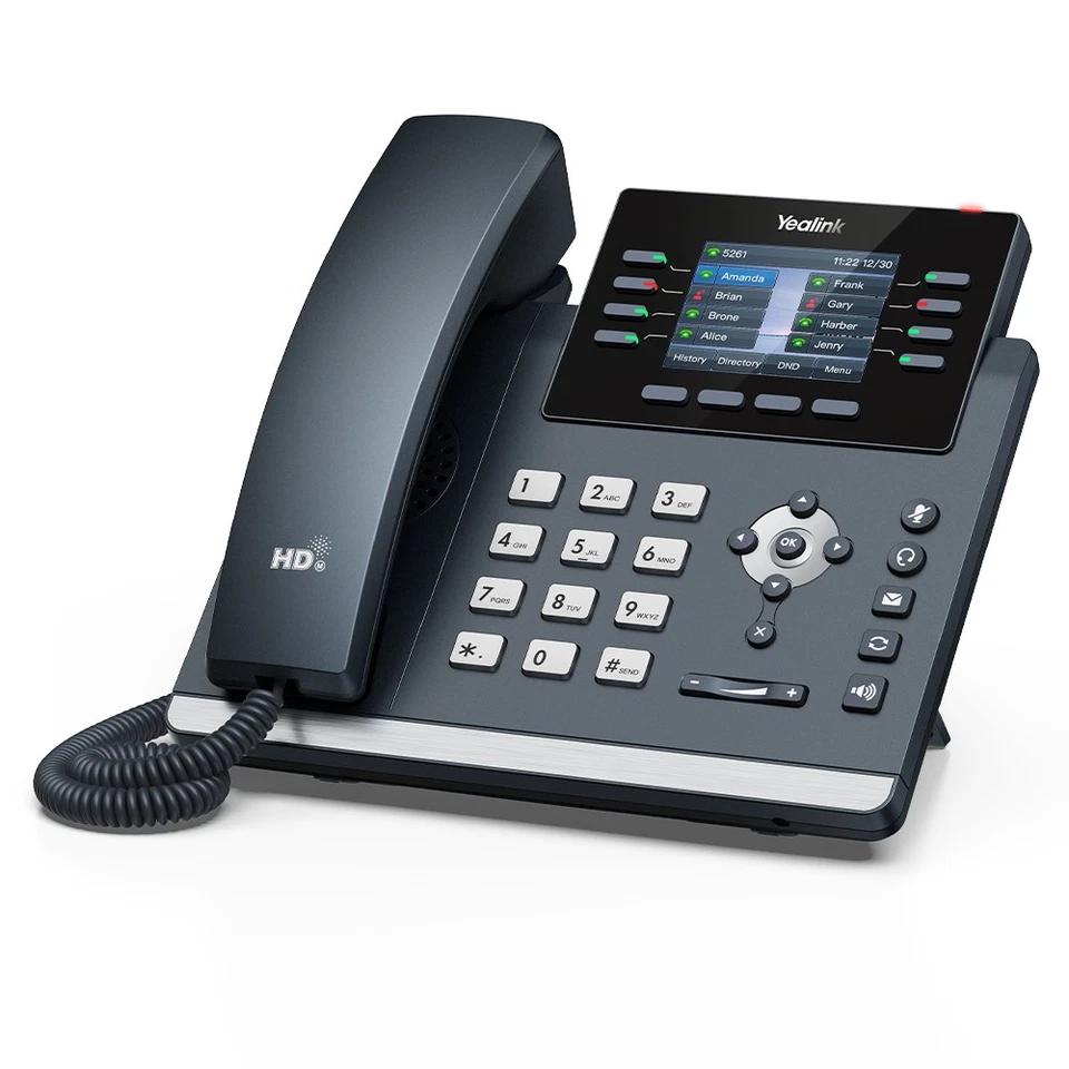 Telefone SIP Yealink 1301214 rico em recursos com PWR SIP-T44U-PWR UPC 841885124135 - - Imagem 1 de 1