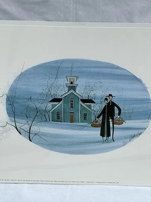 P Buckley Moss 1988 Iowa Eve impresión firmada y numerada 920/1000 Foto 1 de 4