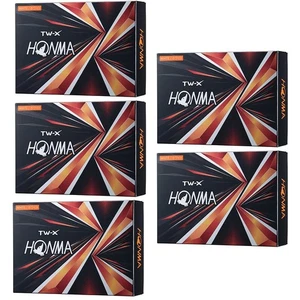 Juego de 5 docenas de pelotas de golf HONMA TW-X 2021 modelo 5 docenas (60 pelotas) blancas - Imagen 1 de 1
