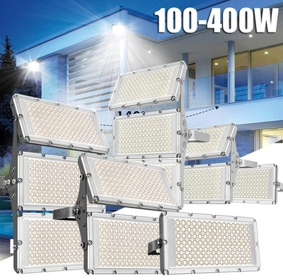 100/200/300/400W LED Fluter Modul Flutlicht Außenleuchte Fassadenstrahler Garten - Bild 1 von 4