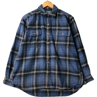 Camisa Field and Stream Manga Larga Franela Cuadros Usada Talla L Hombre Foto 1 de 4