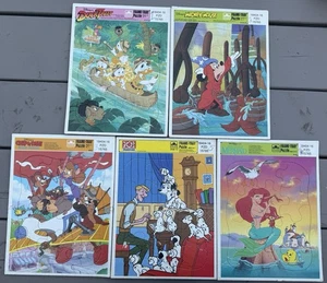 Vintage 1980er Disney Rahmen Tablett Puzzle Menge 5 - Bild 1 von 6