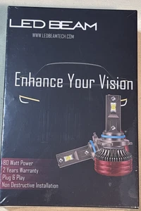 9005+9006 Combo LED Headlight Bulbs Kit High/Low Beam Super Bright White 6000K - Picture 1 of 5