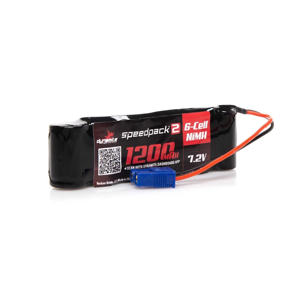 Dynamite SPEEDPACK2 7.2V 1200MAH 6 CELL NiMH LONG MINIS DYNB2473 Car Batteries & - Image 1 of 1