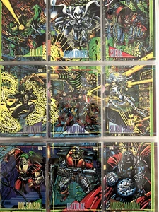 Vintage 90er Marvel DC Karten X-Men Spiderman Avengers Justice Society Superman 220+ - Bild 1 von 12