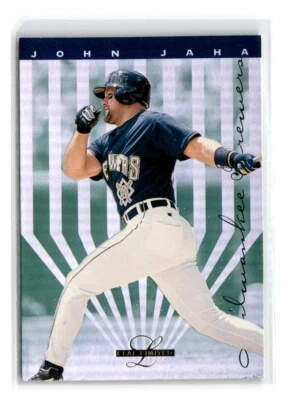 1995-Leaf Limited-#117-John Jaha-Milwaukee Brewers - Image 1 of 2