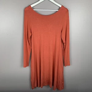 Simply Southern Dress Small Ginger Cross Back Swing Long Sleeves Woman S NWT - Picture 1 of 5