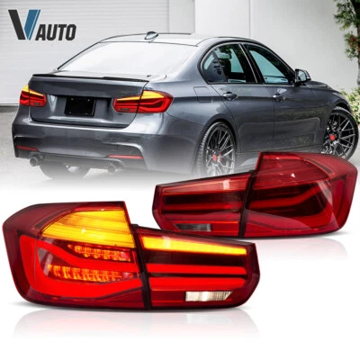 Juego de luces traseras LED VLAND para BMW serie M3/3 2012-2018 sedán F30 F35 lentes rojas Foto 1 de 4