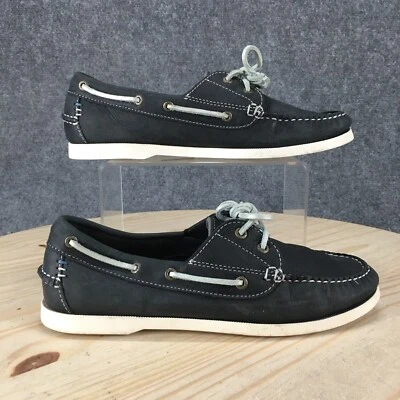 LL Bean Shoes Womens 8.5 M Casco Bay Boat Black Lace Up Low Top Comfort 303564 - Image 1 of 4