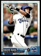 2015 Topps Pro Debut 69 David Dahl   Asheville Tourists  Baseball Card