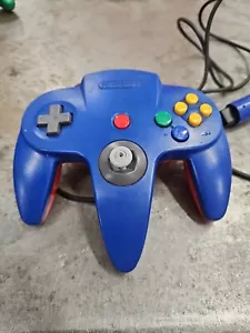 Authentic Blue & Red Custom Nintendo 64 Controller N64 Oem - Picture 1 of 4