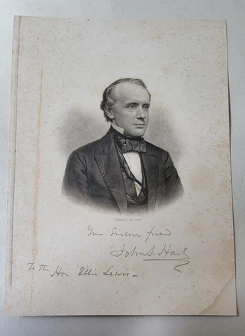 Hand Signed Etching John Seely Hart Cover