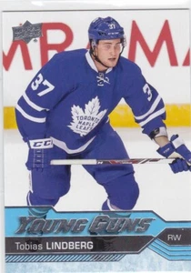 16/17 UD..TOBIAS LINDBERG..YOUNG GUNS..CARD # 491..MAPLE LEAFS..COMBINED SHIP - Bild 1 von 1