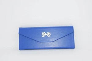KLAPPBARE LESEBRILLE SONNENBRILLE BLAU ETUI HARTMAGNET BOX KARTEN GELDBÖRSE TASCHE - Bild 1 von 12