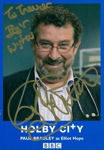 Paul Bradley - Elliot Hope - Holby City - Signed Autograph - Picture 1 of 2