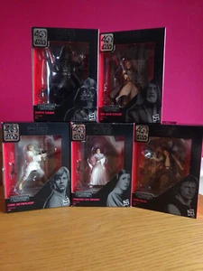 Star Wars 40 Titanium figures set, Vader Luke Obi-Wan Leia Han Solo, new & boxed - Picture 1 of 16