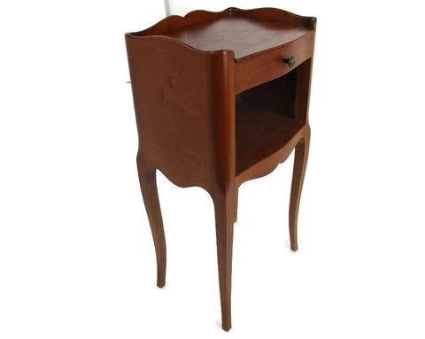 Hallway Cabinet Night stand Hall Telephone Side Table Louis XV/XVI Style Vintage Cover