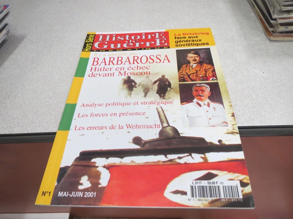 CA799 REVUE MAGAZINE HISTOIRE DE GUERRE THEMATIQUE HORS SERIE HS N° 1 - Photo 1/1