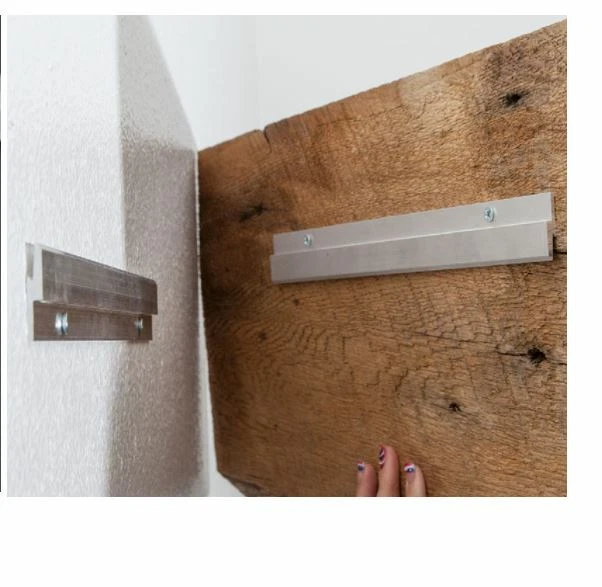 Z Bar French Cleat Heavy Duty Picture Mirror Hanger 1000mm 39" FREE LEVEL - Image 1 of 4