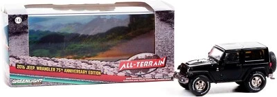 2016 Wrangler Black 75th Anniversary Edition All-Terrain  1/43 Diecast Model Car - Image 1 of 3