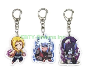 Set of 3 Naruto Anime Acrylic Keychain Orochimaru, Tsunade, Jiraiya v2 - Picture 1 of 2