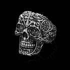 NEW LOS MUERTOS Clocks and Colours 925 Sterling Silver Ring Size 8 Mens LTD RARE