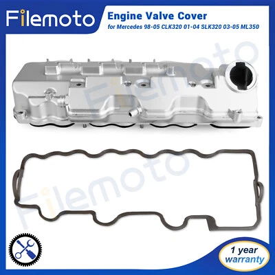 Engine Valve Cover for Mercedes 98-05 E320 CLK320 01-04 SLK320 03-05 ML350 - Изображение 1 из 4