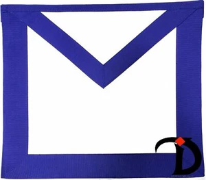 FREEMASON Blue Lodge Estándar CUERO Delantal Masónico Artesano Activo de Trabajo - Imagen 1 de 3