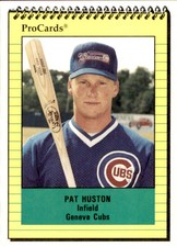 1991 Geneva Cubs ProCards 4224 Pat Huston Chatsworth California CA Baseball Card