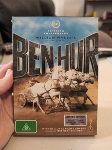 Ben Hur 50th Anniversary DVD VGC 2 Discs 6 Sketch Cards in Case Limited Edition - Picture 1 of 9