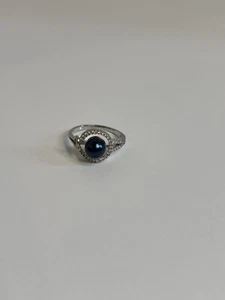 Vantel Pearls Twist & Shout Ring Size 7 Mermaid Blue Green Pearl | New - Picture 1 of 4